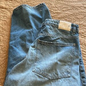Zara barrel jeans size 10
